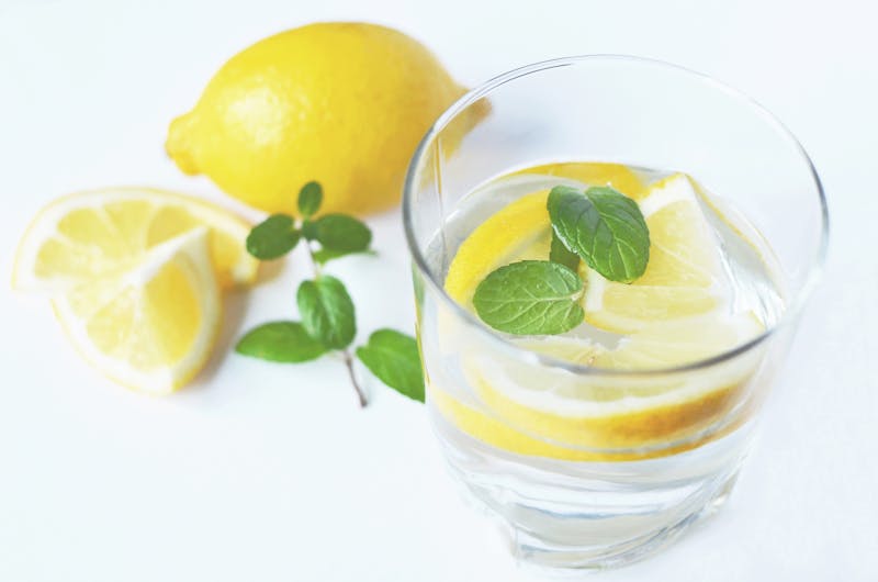 House-made craft lemonade with fresh lemons and mint