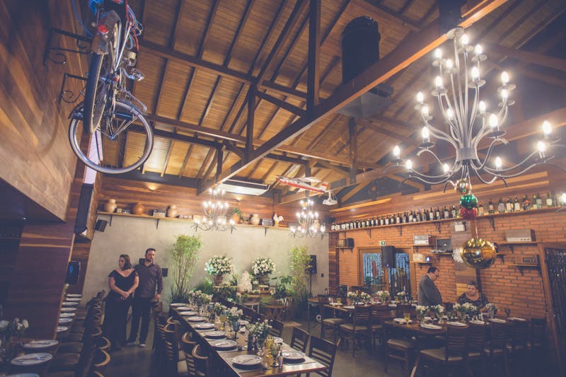 Catering setup at corporate event